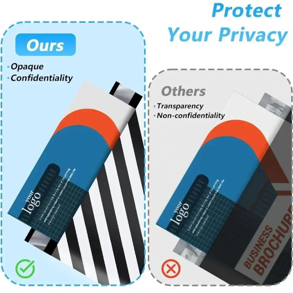 Thank You Poly Mailer 10x13 Inch 100 Pcs, Waterproof and Tear-Resistant Shipping - Picture 5 of 7